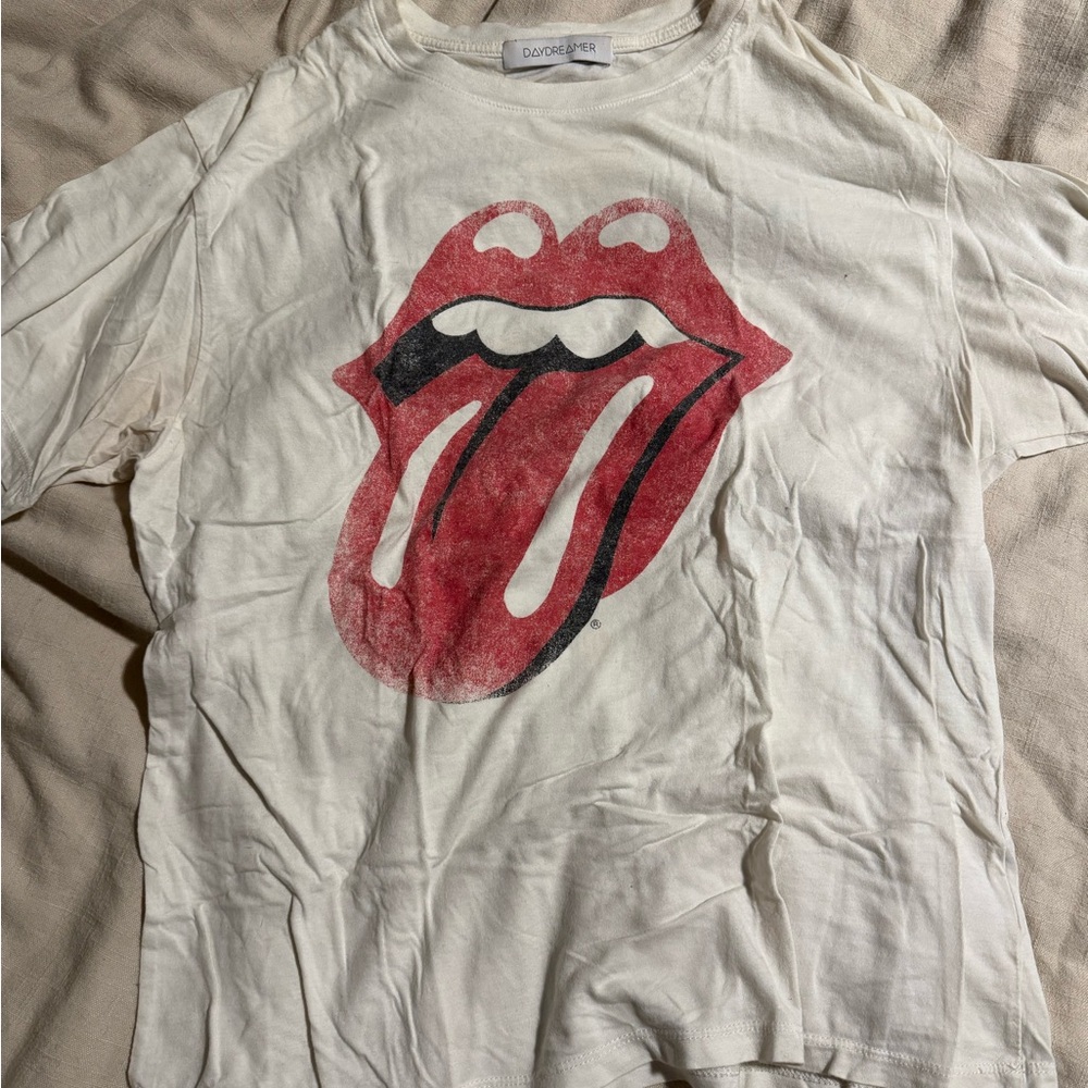 Daydreamer White Tee with Red Graphic